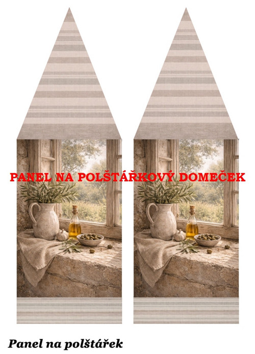 Bavlněný panel 48,5x67 cm