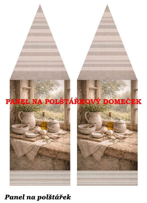 Bavlněný panel 48,5x67 cm