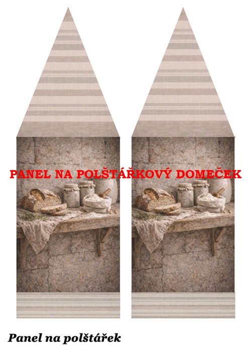 Bavlněný panel 48,5x67 cm — foto 1