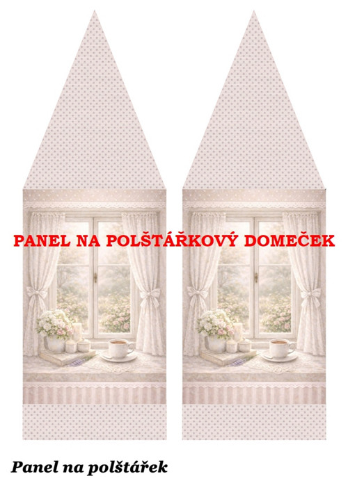 Bavlněný panel 48,5x67 cm