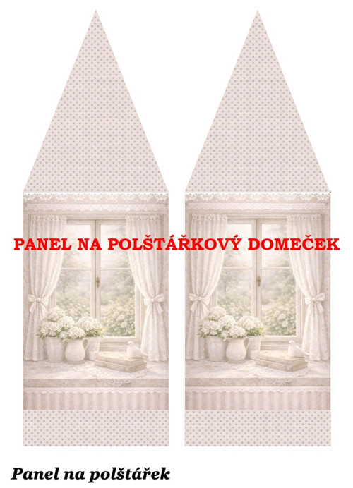 Bavlněný panel 48,5x67 cm