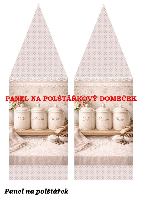 Bavlněný panel 48,5x67 cm