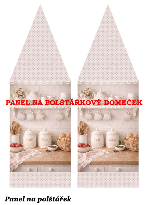 Bavlněný panel 48,5x67 cm
