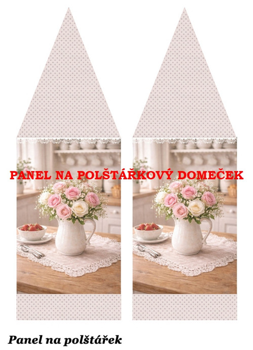 Bavlněný panel 48,5x67 cm