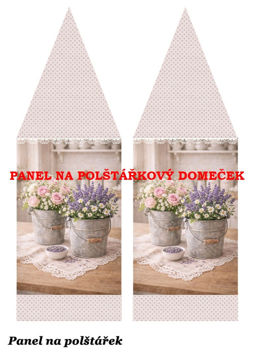 Bavlněný panel 48,5x67 cm