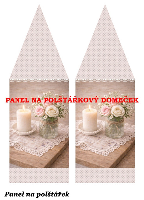 Bavlněný panel 48,5x67 cm