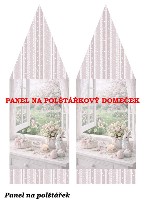 Bavlněný panel 48,5x67 cm