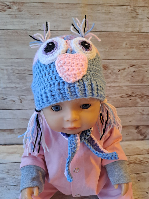 Baby Born 43 cm - čepice "sovička"
