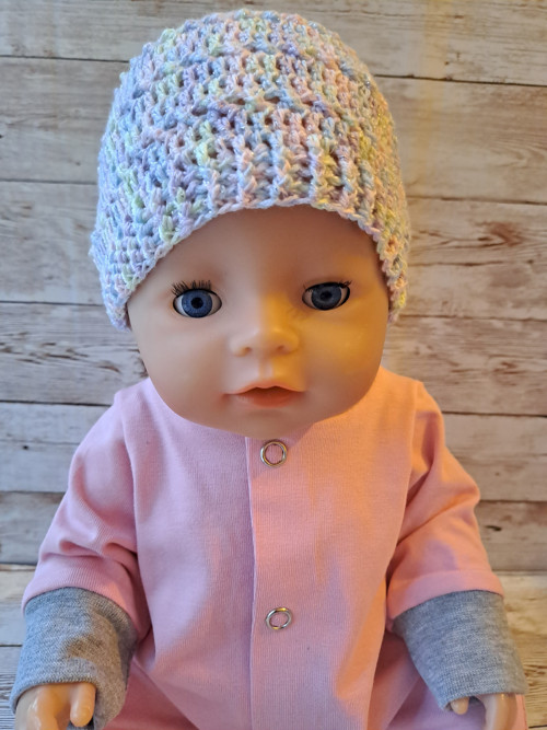 Baby Born 43 cm - háčkovaná čepice slabá