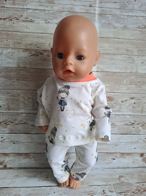 Baby Born 43 cm - pyžamo s holčičkami