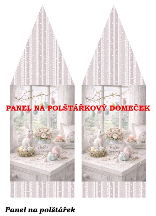 Bavlněný panel 48,5x67 cm
