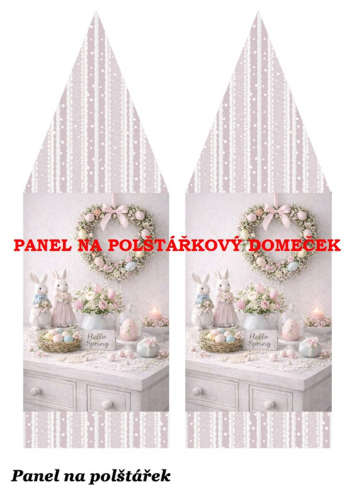 Bavlněný panel 48,5x67 cm