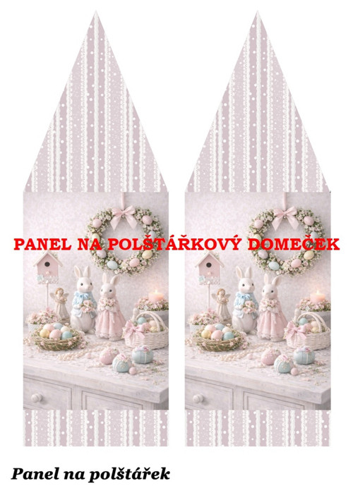 Bavlněný panel 48,5x67 cm