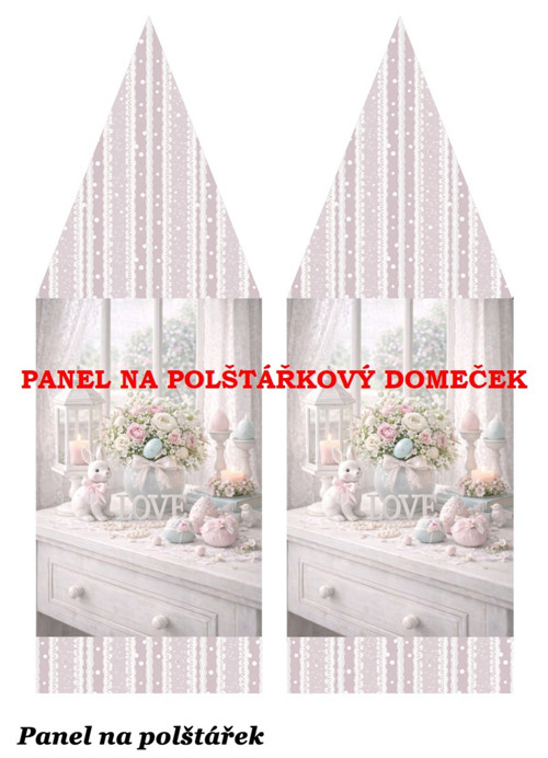 Bavlněný panel 48,5x67 cm
