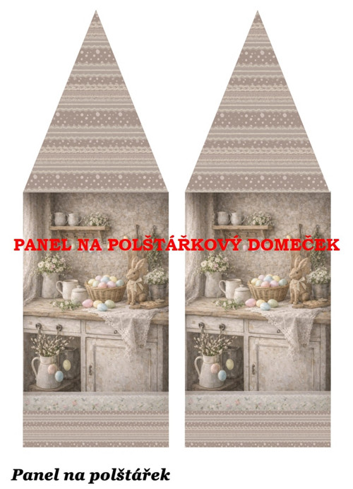 Bavlněný panel 48,5x67 cm