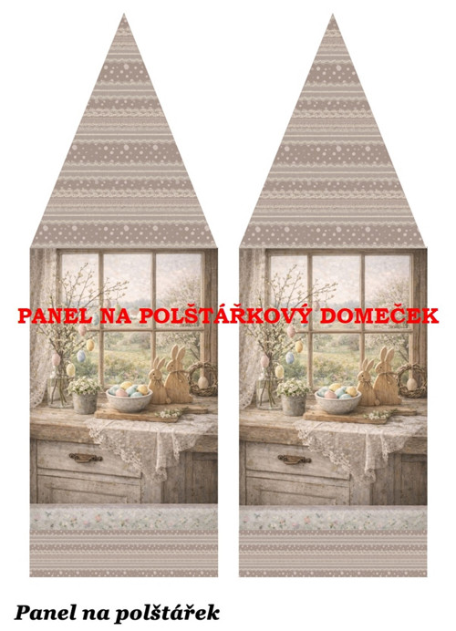 Bavlněný panel 48,5x67 cm