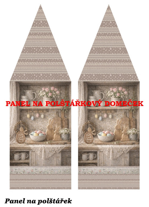 Bavlněný panel 48,5x67 cm