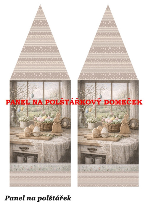 Bavlněný panel 48,5x67 cm