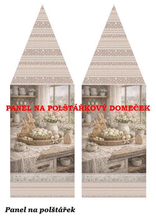 Bavlněný panel 48,5x67 cm