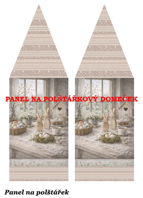 Bavlněný panel 48,5x67 cm