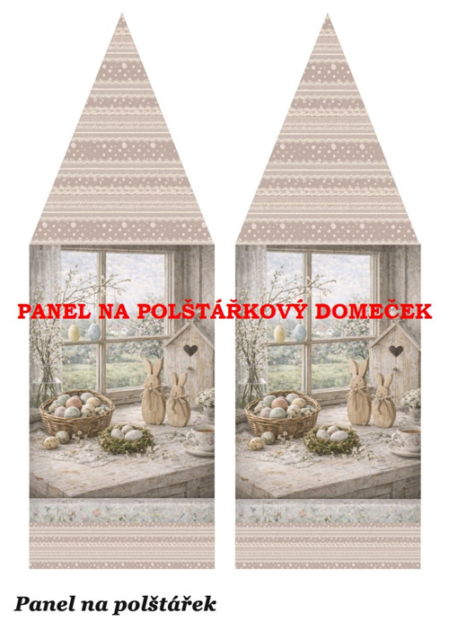 Bavlněný panel 48,5x67 cm