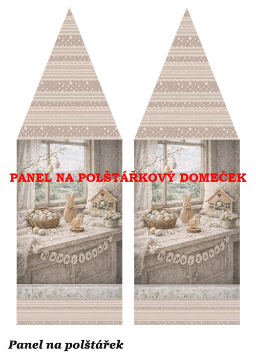 Bavlněný panel 48,5x67 cm