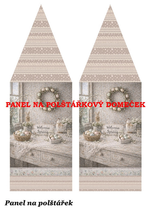 Bavlněný panel 48,5x67 cm