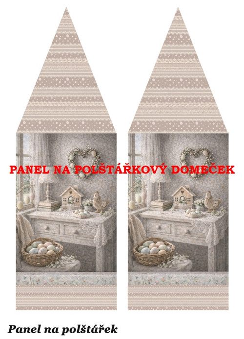 Bavlněný panel 48,5x67 cm