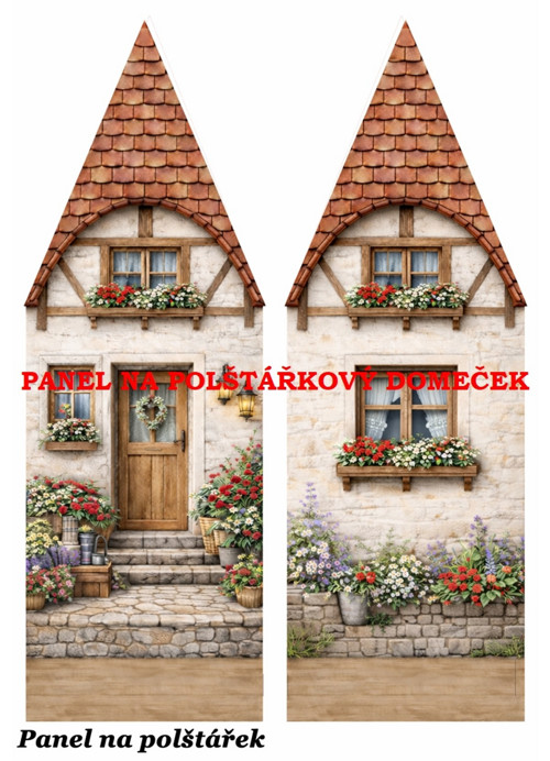Bavlněný panel 48,5x67 cm