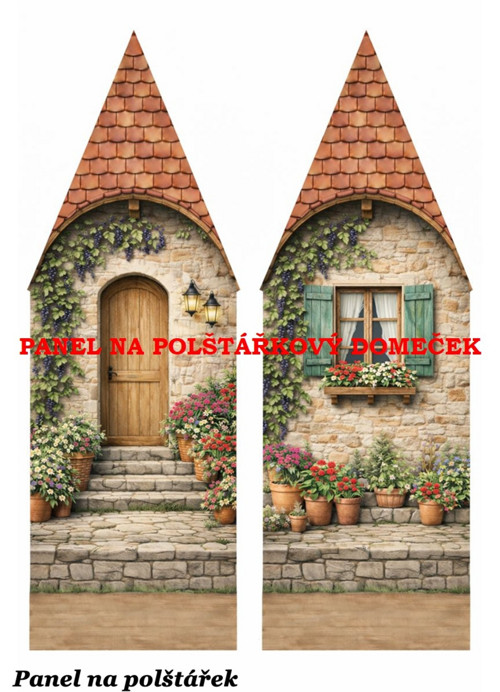 Bavlněný panel 48,5x67 cm