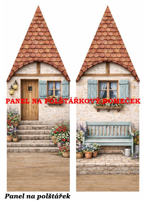 Bavlněný panel 48,5x67 cm