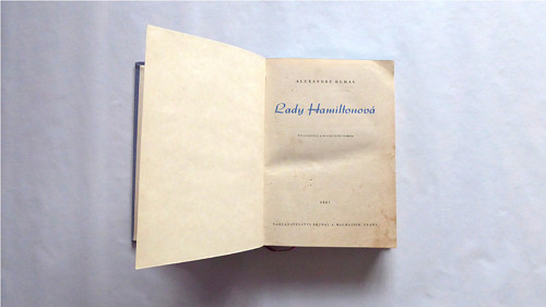B084_ Lady Hamiltonová, A. Dumas, 1947, retro