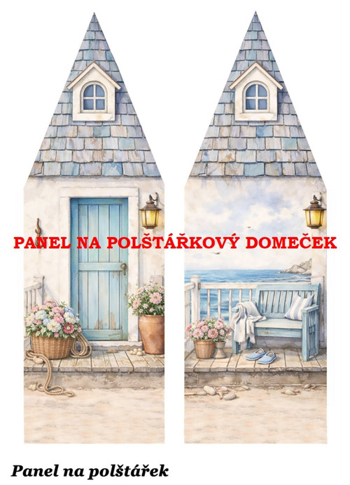 Bavlněný panel 48,5x67 cm