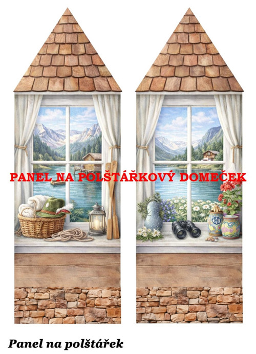Bavlněný panel 48,5x67 cm