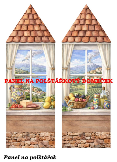 Bavlněný panel 48,5x67 cm