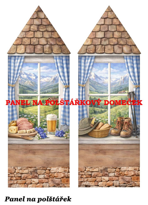 Bavlněný panel 48,5x67 cm