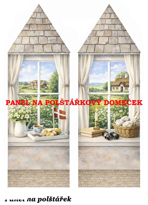 Bavlněný panel 48,5x67 cm