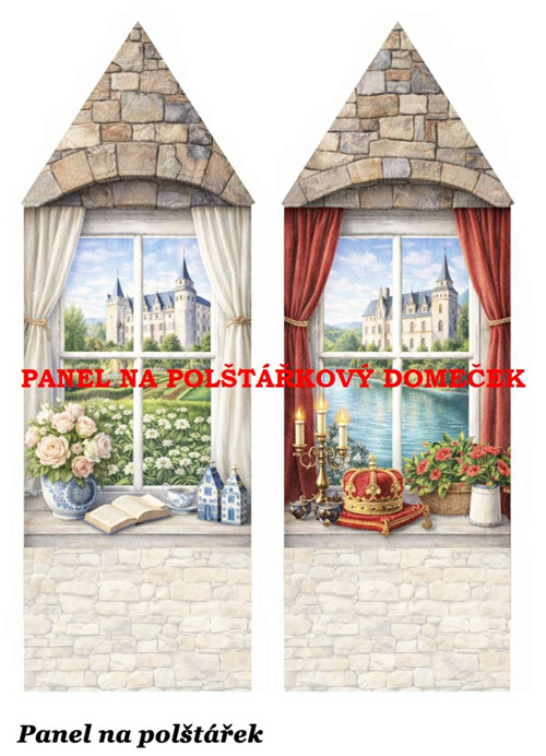 Bavlněný panel 48,5x67 cm — foto 1