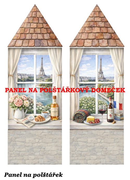 Bavlněný panel 48,5x67 cm