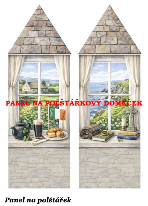 Bavlněný panel 48,5x67 cm