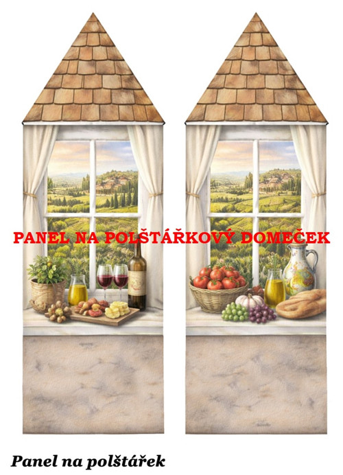 Bavlněný panel 48,5x67 cm