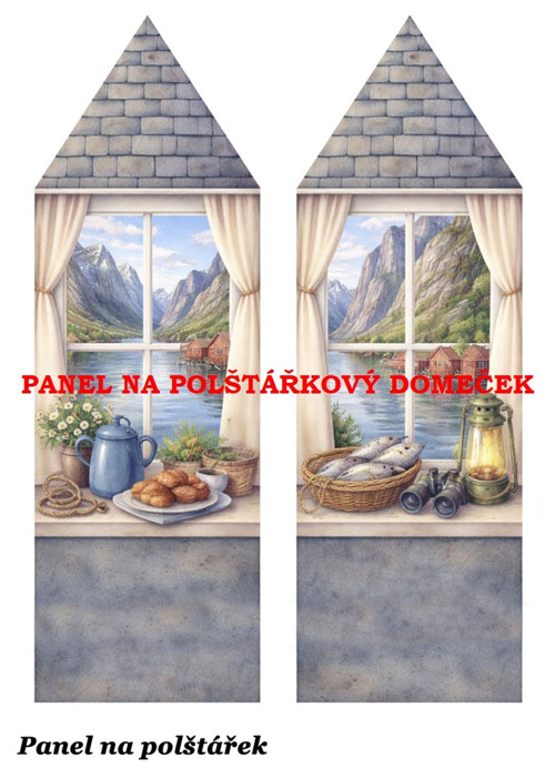 Bavlněný panel 48,5x67 cm