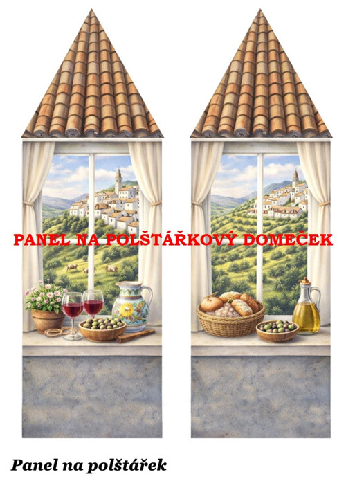 Bavlněný panel 48,5x67 cm