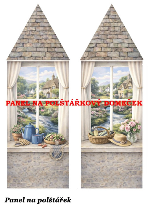 Bavlněný panel 48,5x67 cm