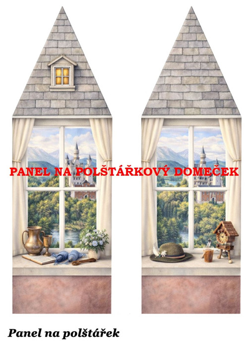 Bavlněný panel 48,5x67 cm