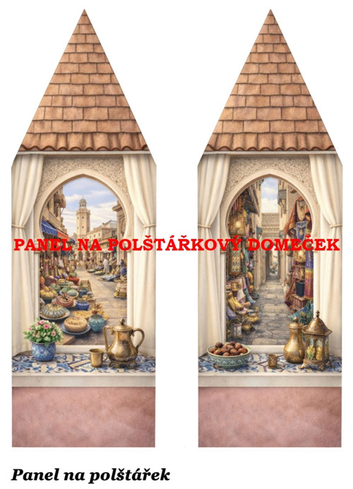 Bavlněný panel 48,5x67 cm — foto 1