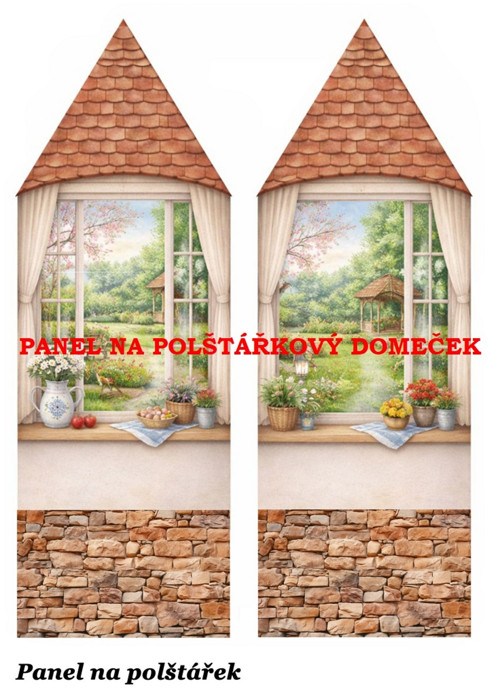 Bavlněný panel 48,5x67 cm