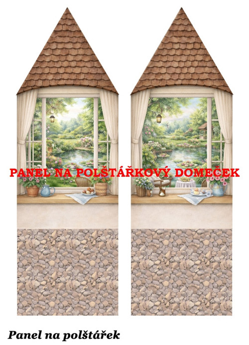 Bavlněný panel 48,5x67 cm
