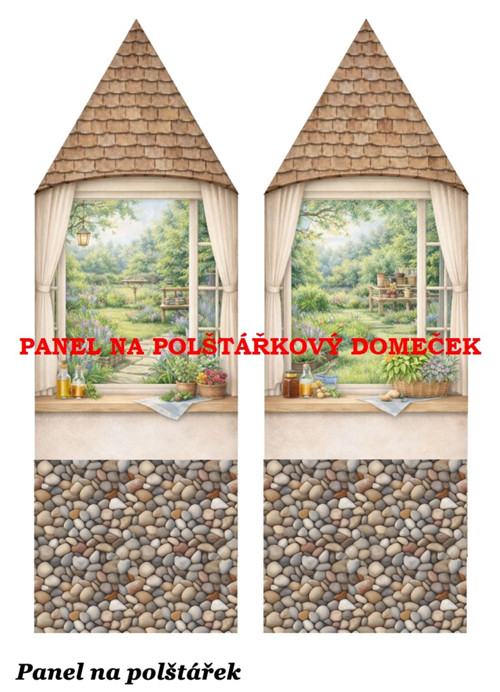 Bavlněný panel 48,5x67 cm