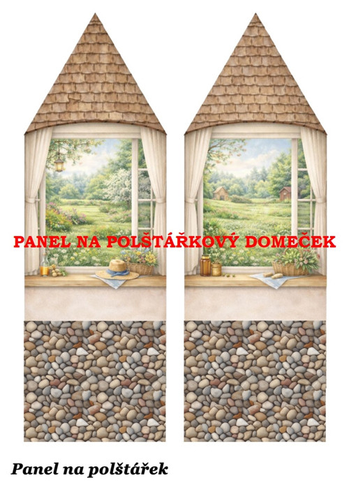 Bavlněný panel 48,5x67 cm